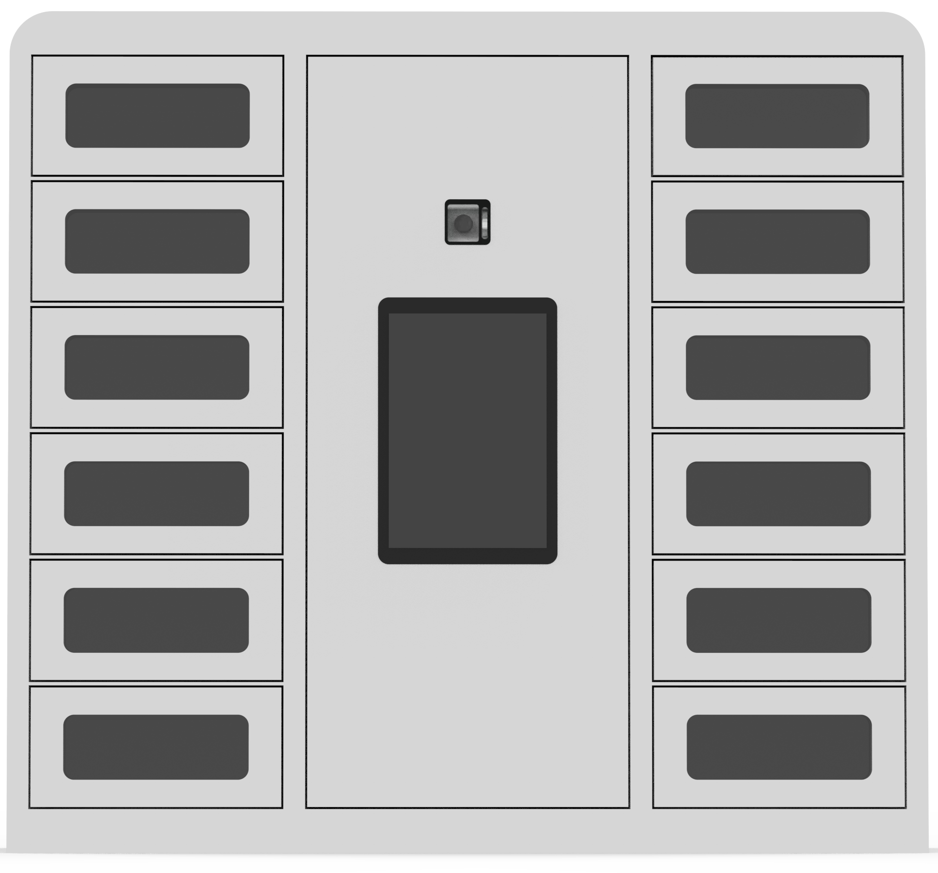 人臉識別手機智能管理柜